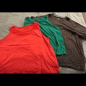 *3-pk Bundle-* Plus size Athletic tops